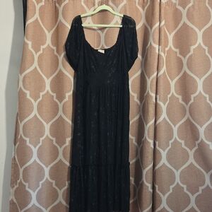 Elegant Black Women's Dress